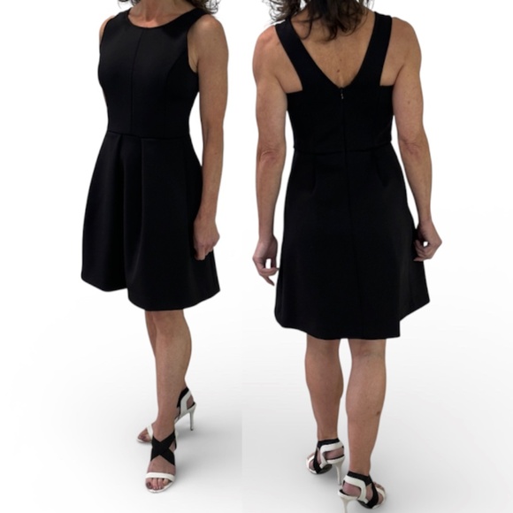 Madewell Dresses & Skirts - Madewell Fit & Flare Scuba Dress - Black Size 0